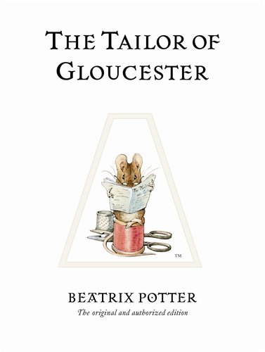 Christmas books set in England: The Tailor of Gloucester by Beatrix Potter. English Christmas books. Christmas novels set in England. Christmas books set in Gloucester. atmospheric Christmas books. English Christmas stories